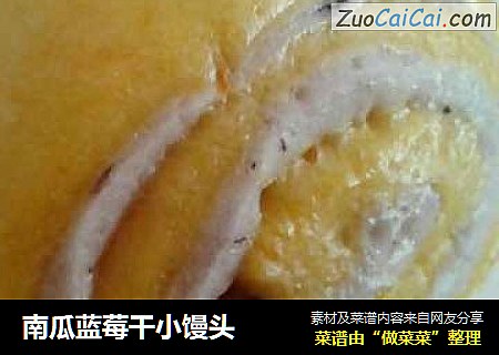 南瓜藍莓幹小饅頭封面圖