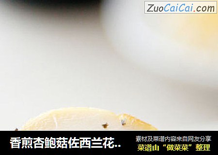 香煎杏鮑菇佐西蘭花濃汁封面圖