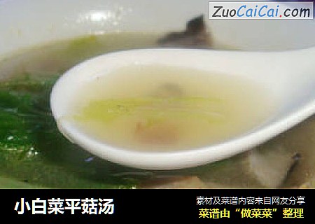 小白菜平菇汤