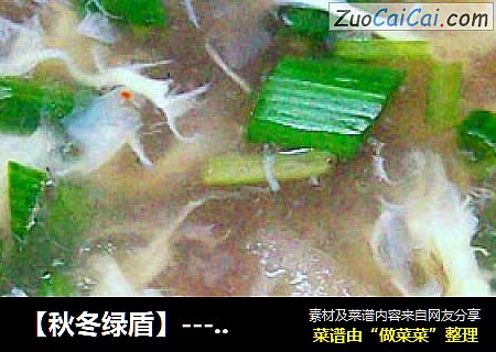 【秋冬綠盾】---《蒜苗蘿蔔酸辣湯》封面圖