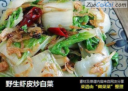 野生虾皮炒白菜