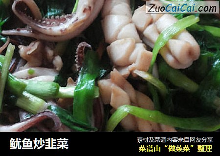 鱿魚炒韭菜封面圖