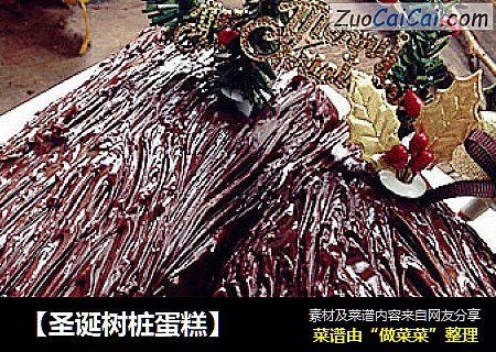 【聖誕樹樁蛋糕】封面圖
