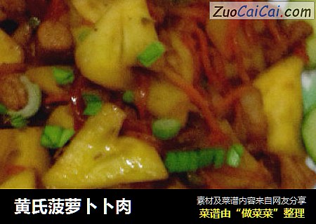 黃氏菠蘿蔔蔔肉封面圖
