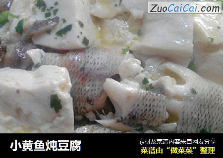 小黄鱼炖豆腐