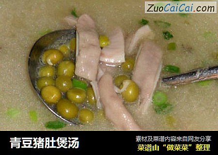 青豆豬肚煲湯封面圖