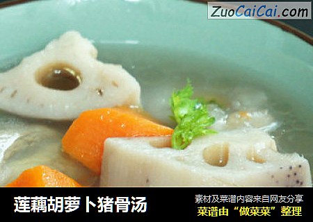 莲藕胡萝卜猪骨汤