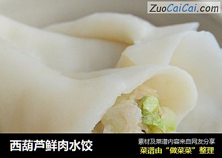 西葫芦鲜肉水饺