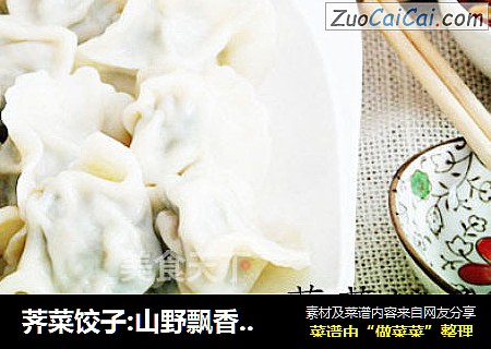 荠菜饺子:山野飘香的清新味道
