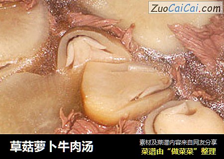 草菇蘿蔔牛肉湯封面圖