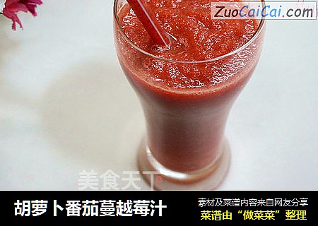 胡蘿蔔番茄蔓越莓汁封面圖