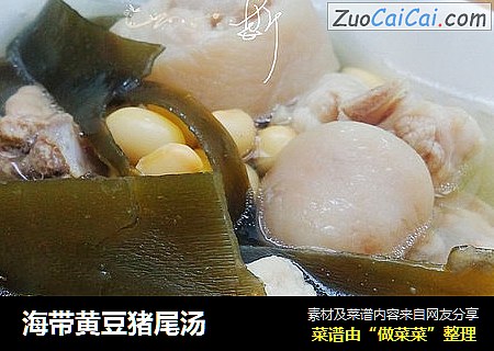 海帶黃豆豬尾湯封面圖
