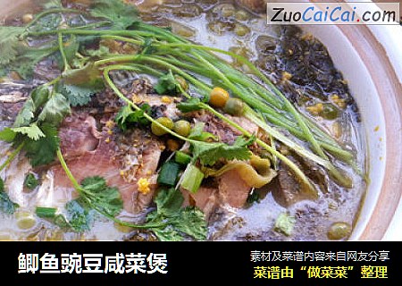 鲫魚豌豆鹹菜煲封面圖