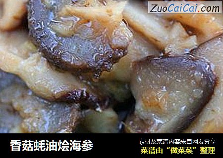 香菇蚝油燴海參封面圖