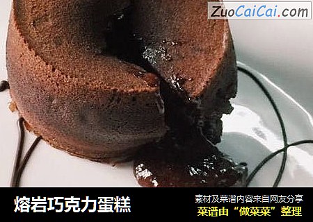 熔岩巧克力蛋糕封面圖