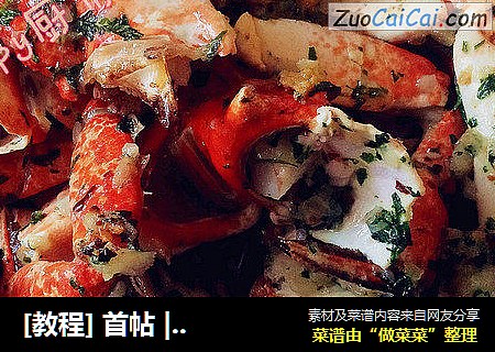 [教程] 首帖 | 【Poppy 私房菜】蒜香石蟹 Garlic Stone Crab