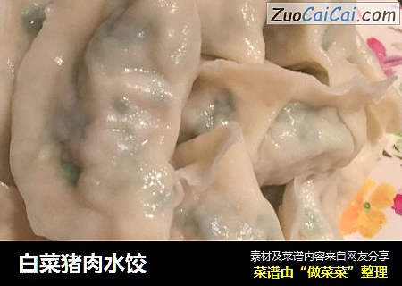 白菜猪肉水饺