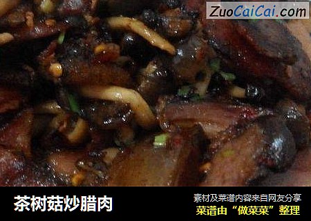 茶樹菇炒臘肉封面圖