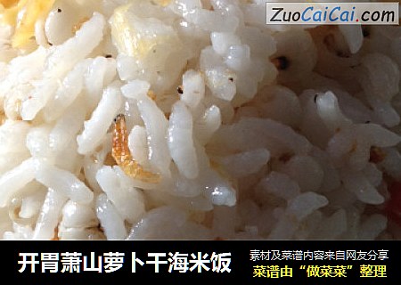 開胃蕭山蘿蔔幹海米飯封面圖