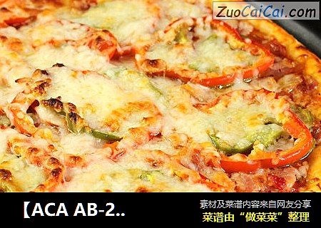 【ACA AB-2CM15全自动面包机】双椒培根披萨