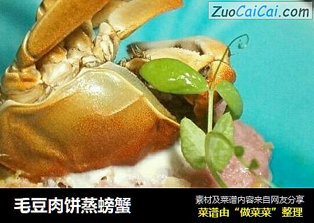 毛豆肉餅蒸螃蟹封面圖