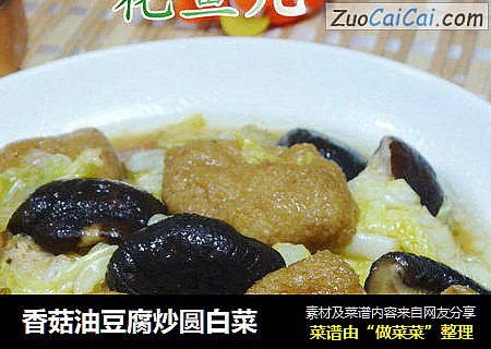 香菇油豆腐炒圓白菜封面圖