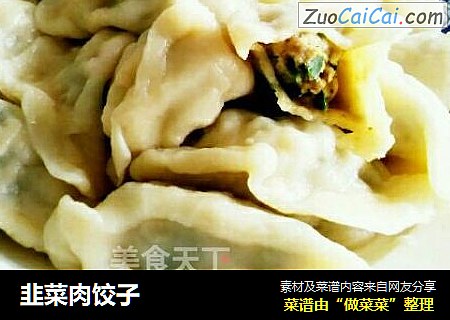韭菜肉饺子