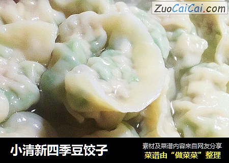 小清新四季豆饺子