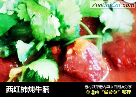 西红柿炖牛腩