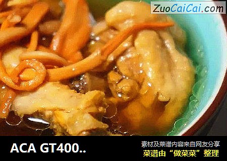 ACA GT400烤箱版 虫草花煲鸡汤