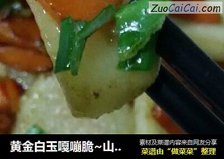 黃金白玉嘎嘣脆~山藥炒胡蘿蔔封面圖