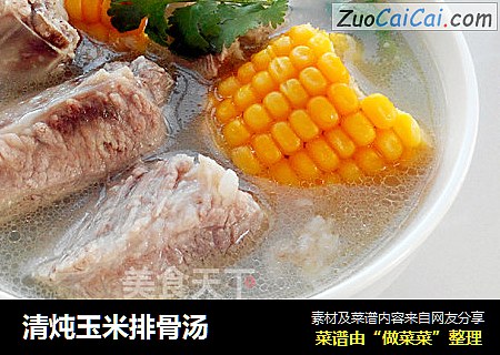 清炖玉米排骨湯封面圖