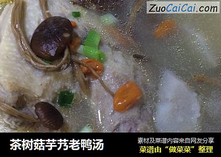 茶樹菇芋艿老鴨湯封面圖