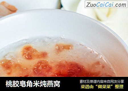 桃膠皂角米炖燕窩封面圖