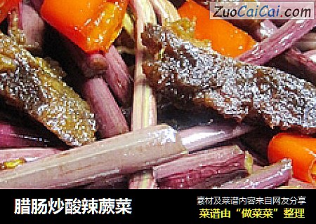 臘腸炒酸辣蕨菜封面圖