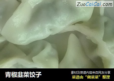 青椒韭菜餃子封面圖
