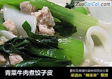 青菜牛肉煮餃子皮封面圖