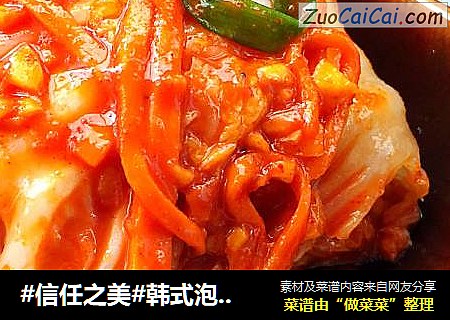 #信任之美#韓式泡菜（簡易版）封面圖