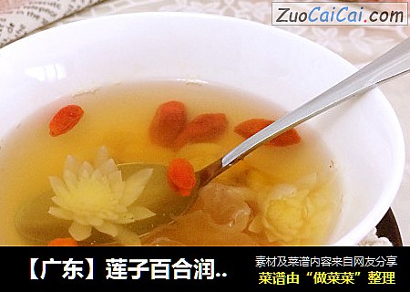 【廣東】蓮子百合潤燥湯封面圖