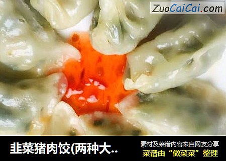 韭菜猪肉饺(两种大馅儿包法)