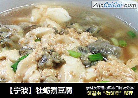 【宁波】牡蛎煮豆腐 