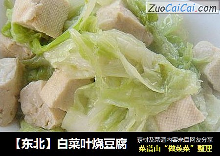 【东北】白菜叶烧豆腐