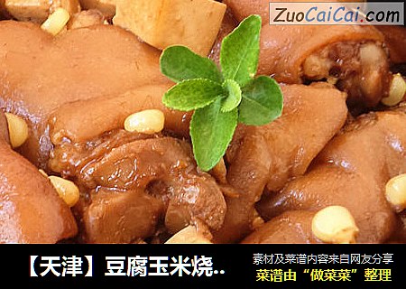 【天津】豆腐玉米燒豬蹄封面圖
