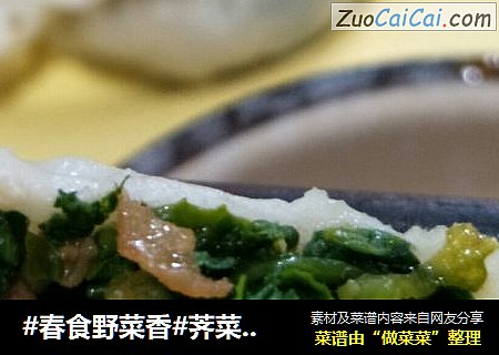 #春食野菜香#荠菜饺子