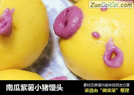 南瓜紫薯小豬饅頭封面圖