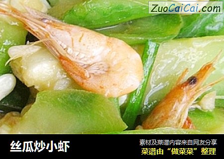 丝瓜炒小虾