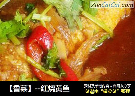 【鲁菜】--红烧黄鱼