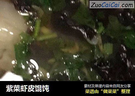 紫菜虾皮馄饨