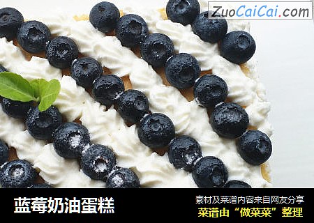 藍莓奶油蛋糕封面圖