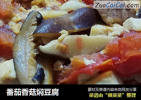 番茄香菇焖豆腐